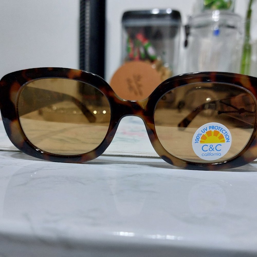 C&C California Sunglasses Leopard Print Stylish Shades